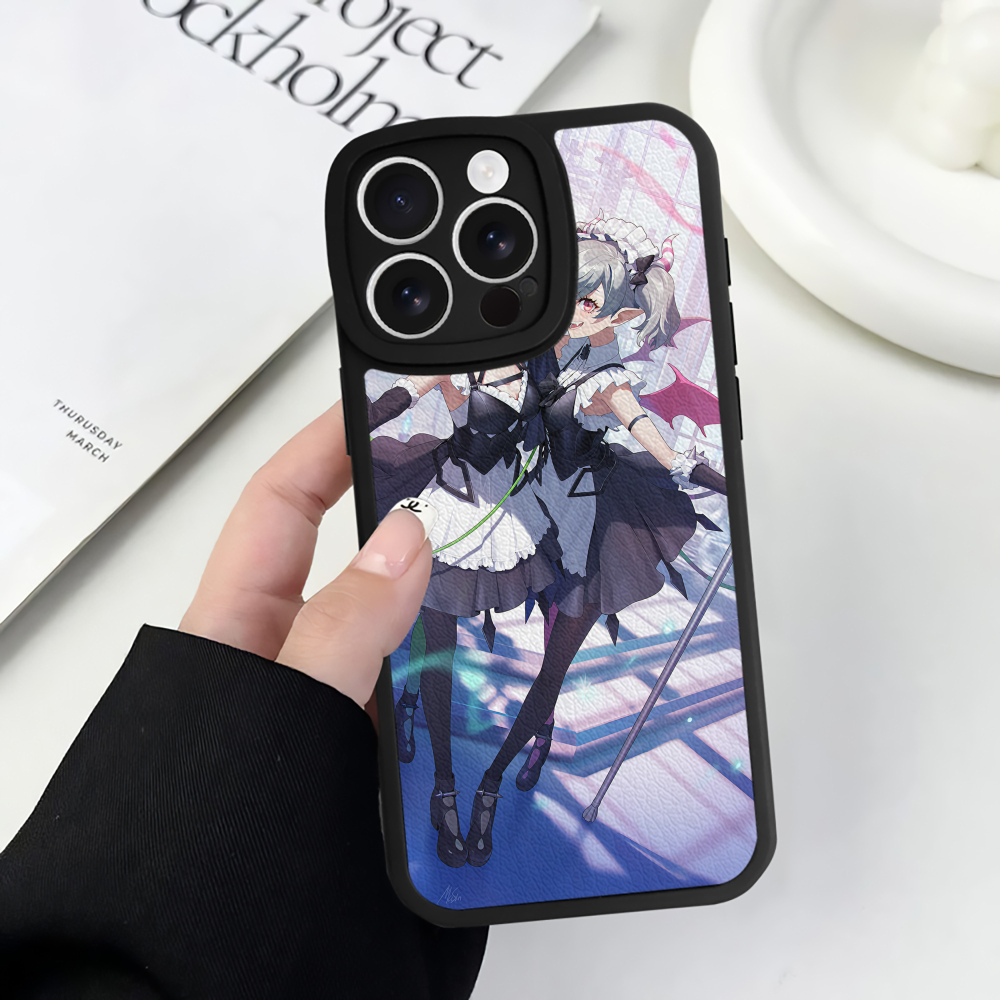 （画像用） 遊☆戯☆王 Yu-Gi-Oh! 【iPhone 16シリーズ対応】シリコンスマホケース（レザー調） 材質：シリコン